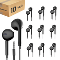 10-Pack Wired earbuds for Auraclip receivers.