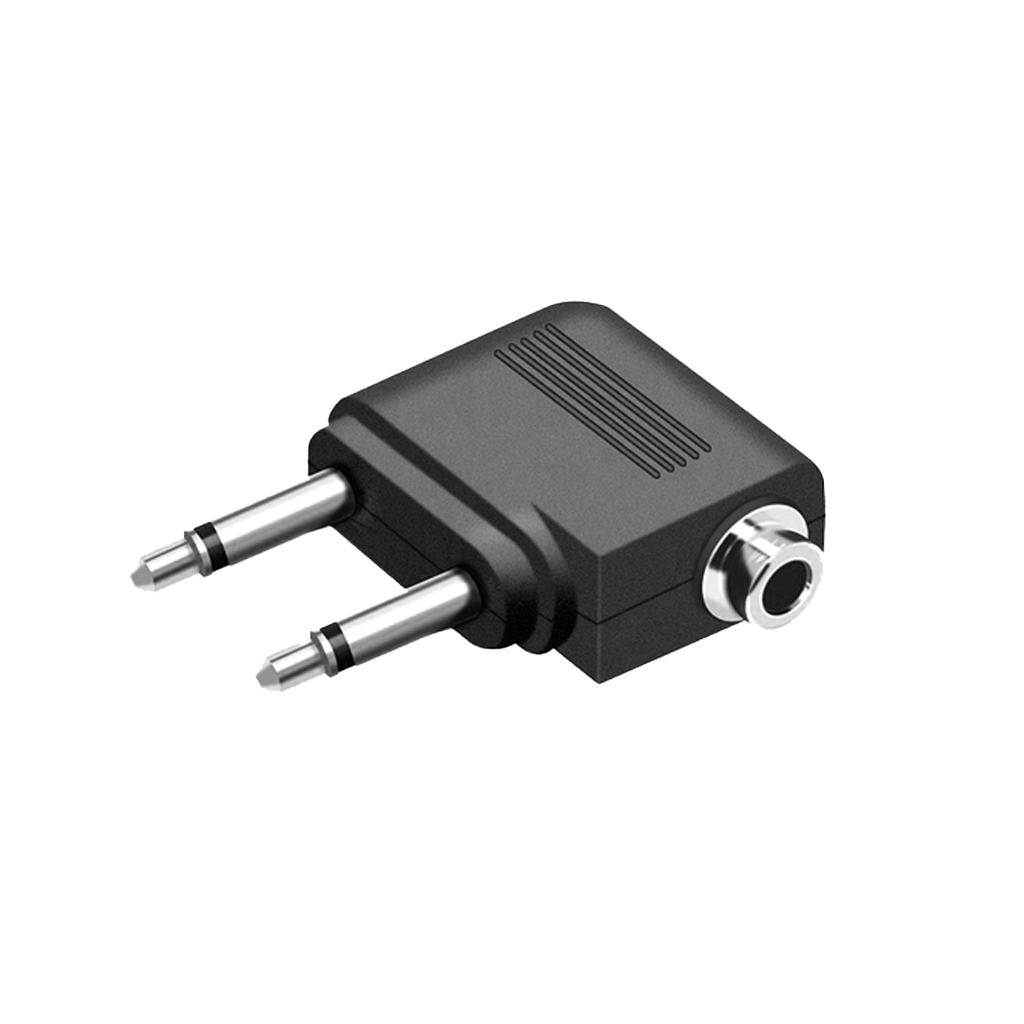 RMA-Dual AUX 3.5mm Adapter (Black)